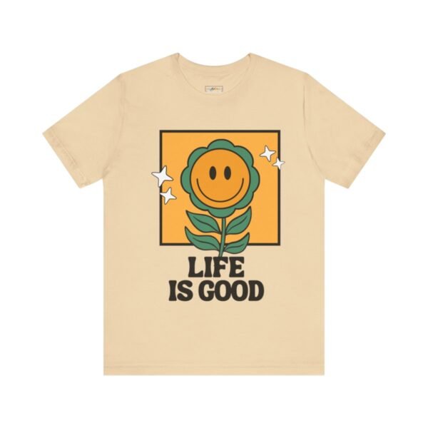 Life is Good Sunflower Short Sleeve Tee